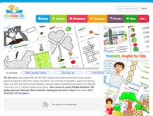 Tablet Screenshot of eslkidslab.com